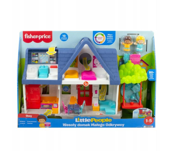 Fisher-Price Little People Wesoły Domek Małego Odkrywcy - 1023379 - zdjęcie 5